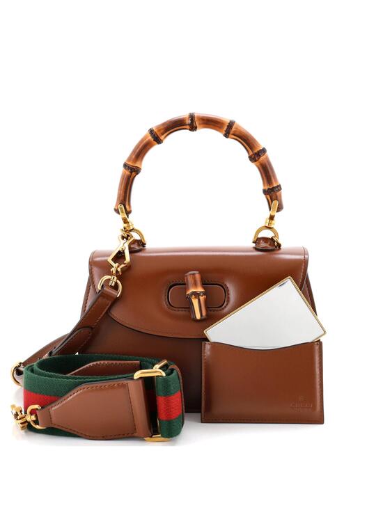 Gucci Handbags - Gucci Bamboo Top Handle Bag Leather #306983G23B
